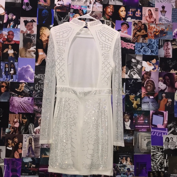 White Sparkly Dress - Picture 2 of 2